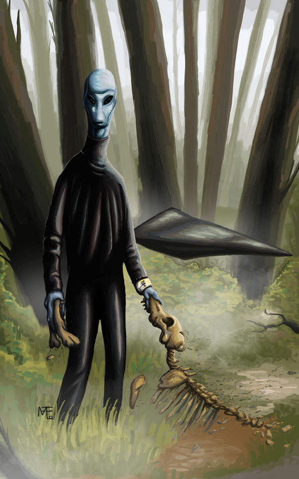 Alien Encounter by MisterKarbunar on DeviantArt