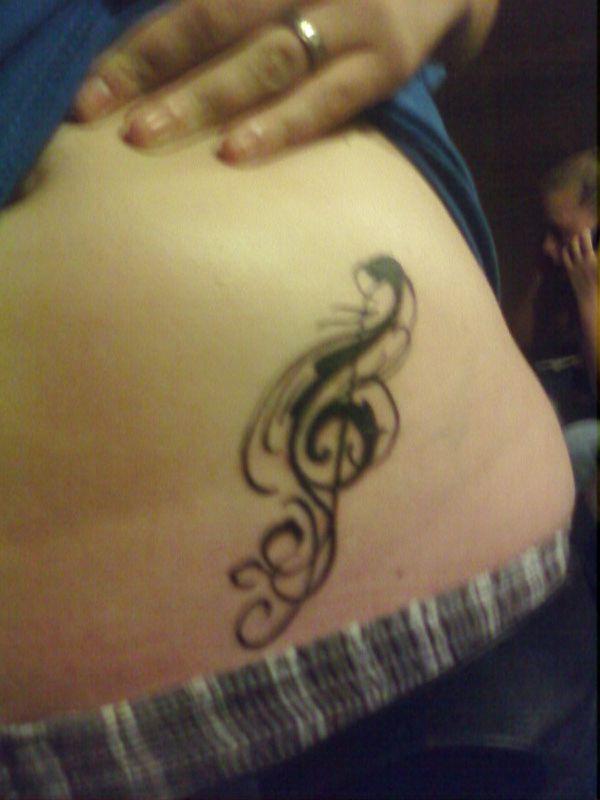 Music tattoo