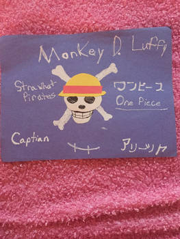 One Piece Luffy's Straw Hat Pirate Flag