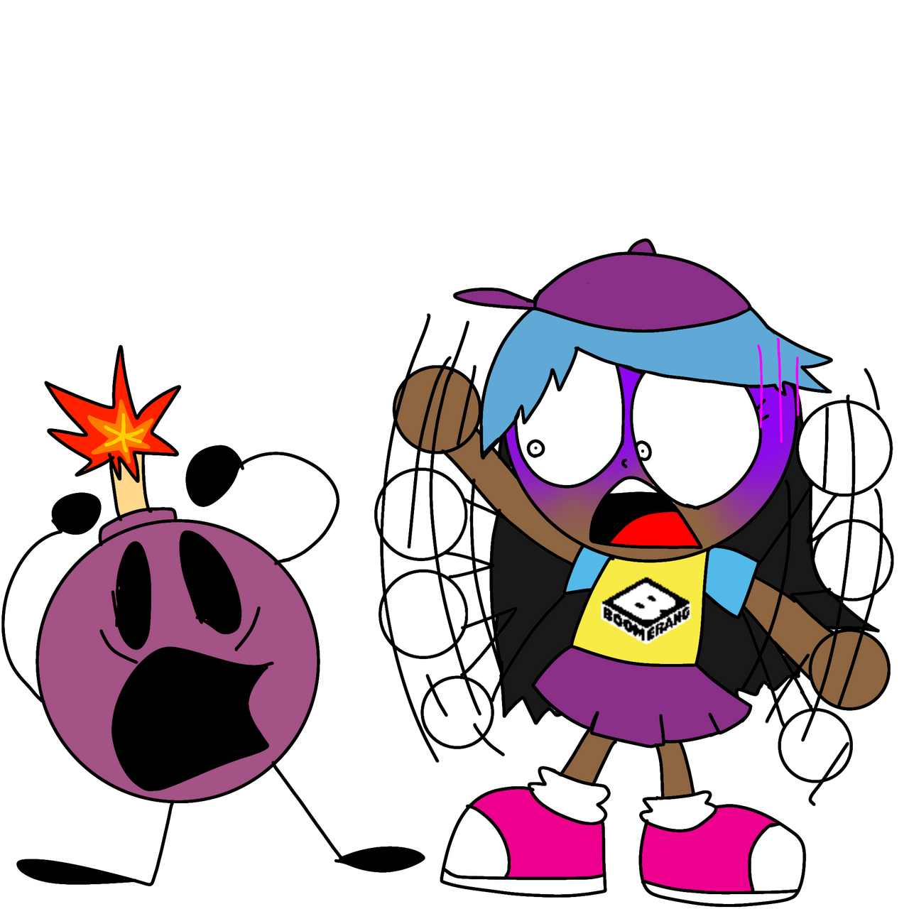 Belle is scared because the bomb by chicky247 on DeviantArt