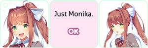 .: Just Monika - DDLC [F2U] :.