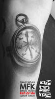 Compass tattoo