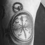 Compass tattoo