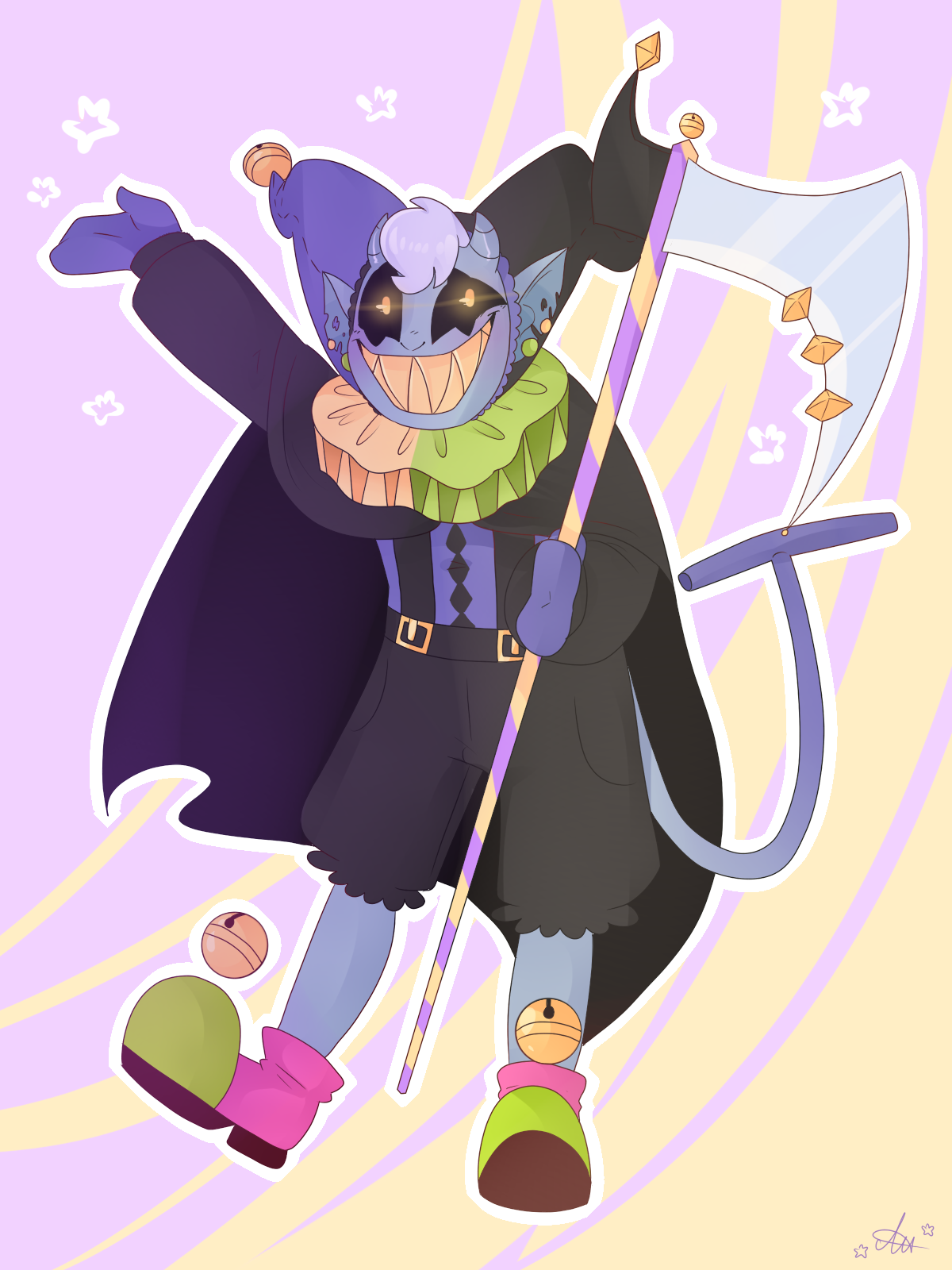 Jevil by elizabetloveuniverse on DeviantArt