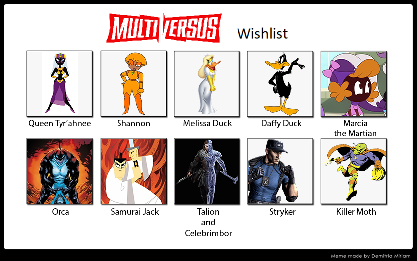 My MultiVersus Wishlist by Kokin144 on DeviantArt My MultiVersus Wishlist by Kokin144 on DeviantArt