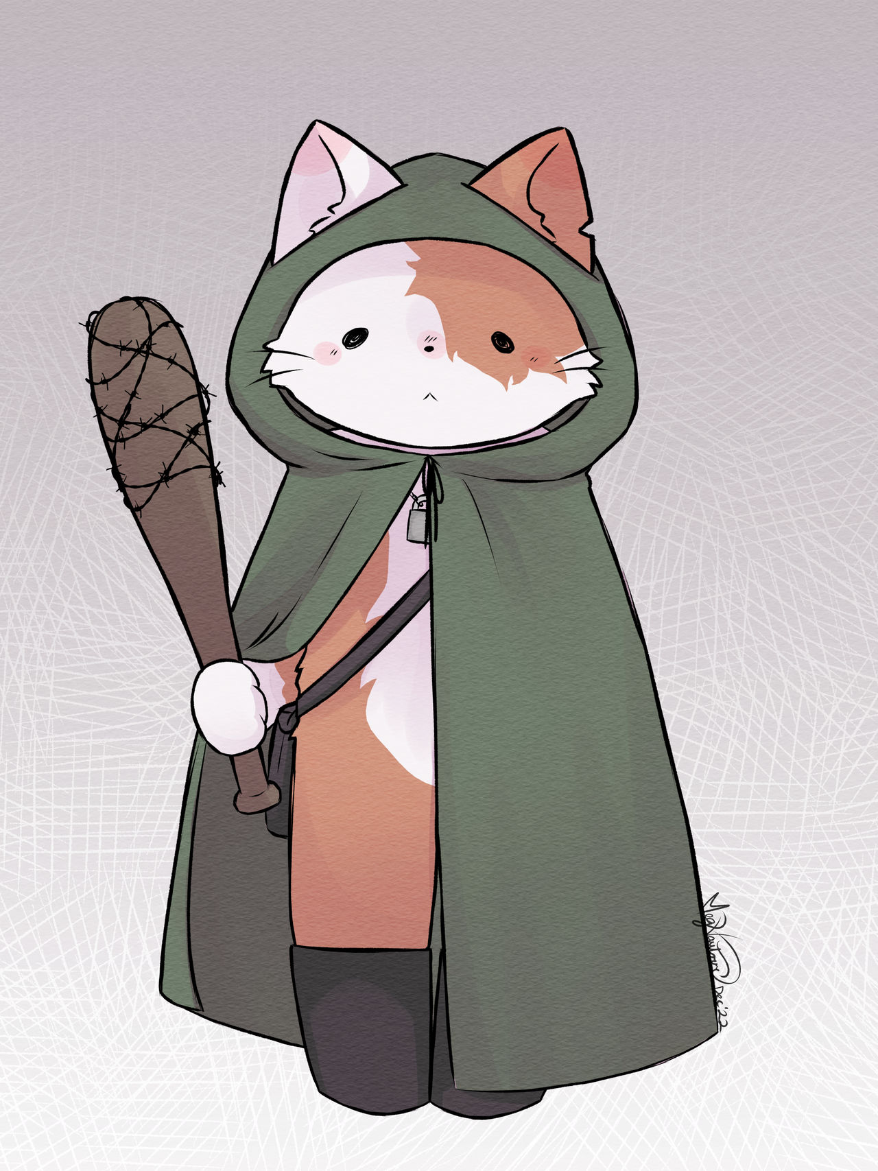 Dabloon Cat by megvautourart on DeviantArt