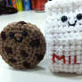 Amigurumi Milk and Cookie