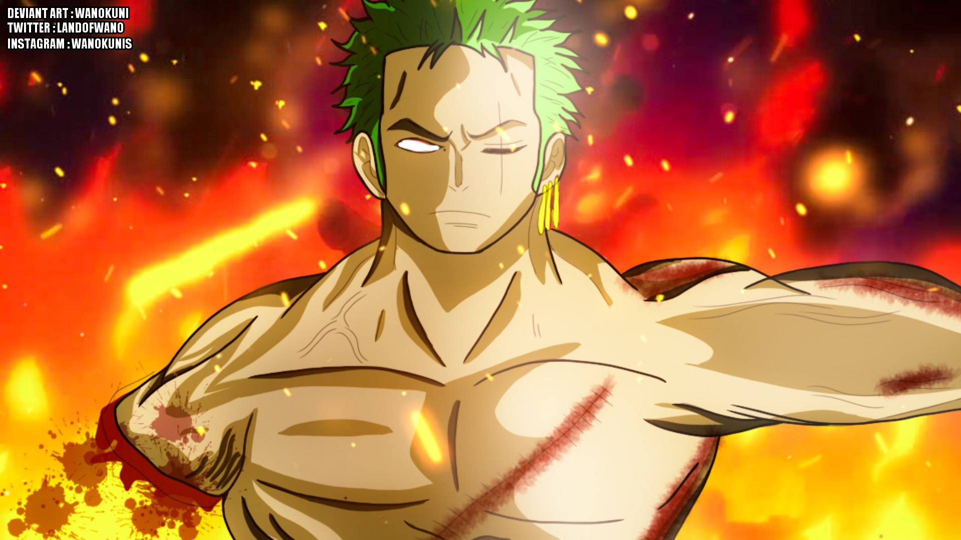 Wano Zoro Art : r/OnePiece