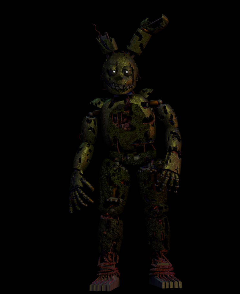 New SpringTrap model full body by FunziFox on DeviantArt