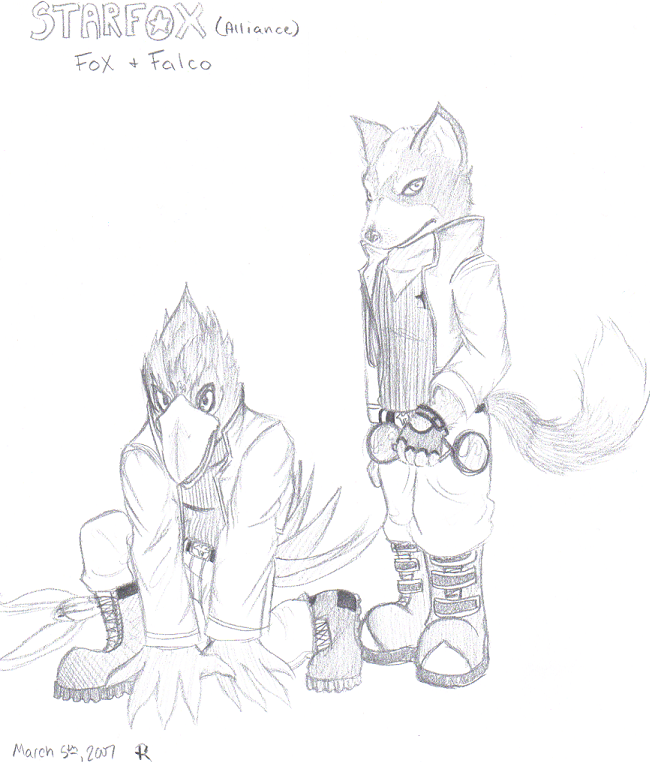 StarFox Alliance Fox 'n Falco