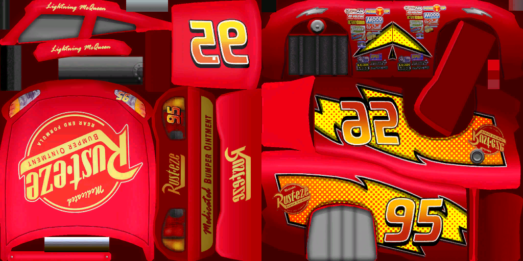 Lightning McQueen Dinoco - GTA: SA