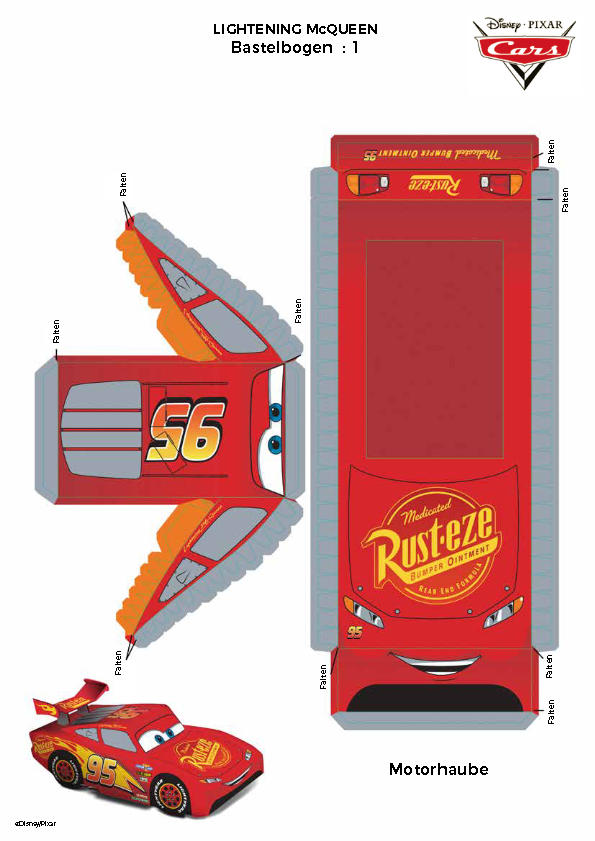 Lightning McQueen (Cars 3) Papercraft by adadsafradss on DeviantArt