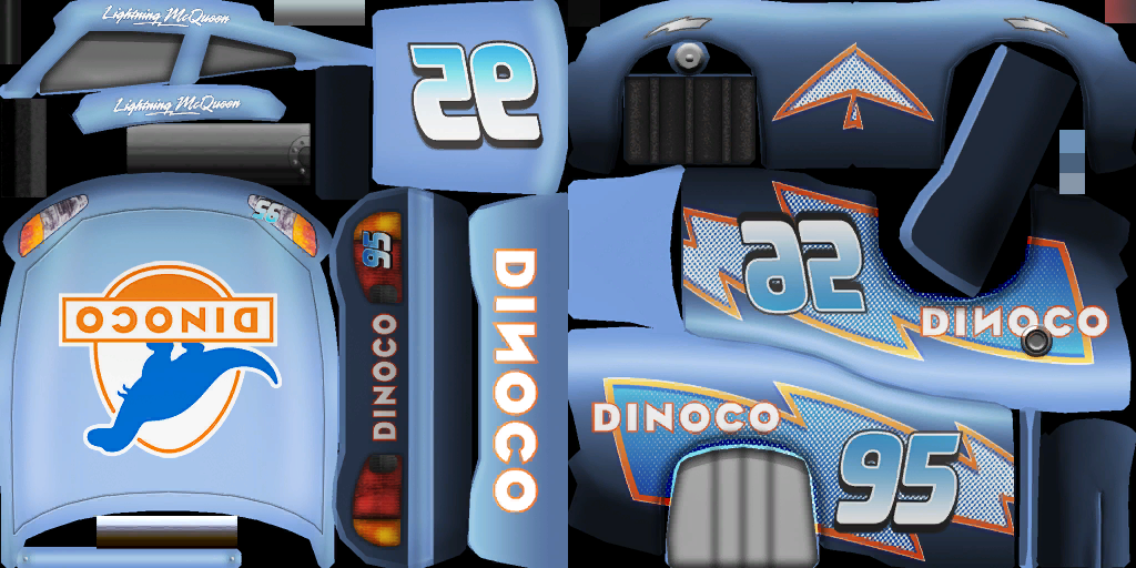Dinoco Mcqueen Lightning Mcqueen Sticker - Dinoco McQueen Dinoco Lightning  McQueen - Discover & Share GIFs