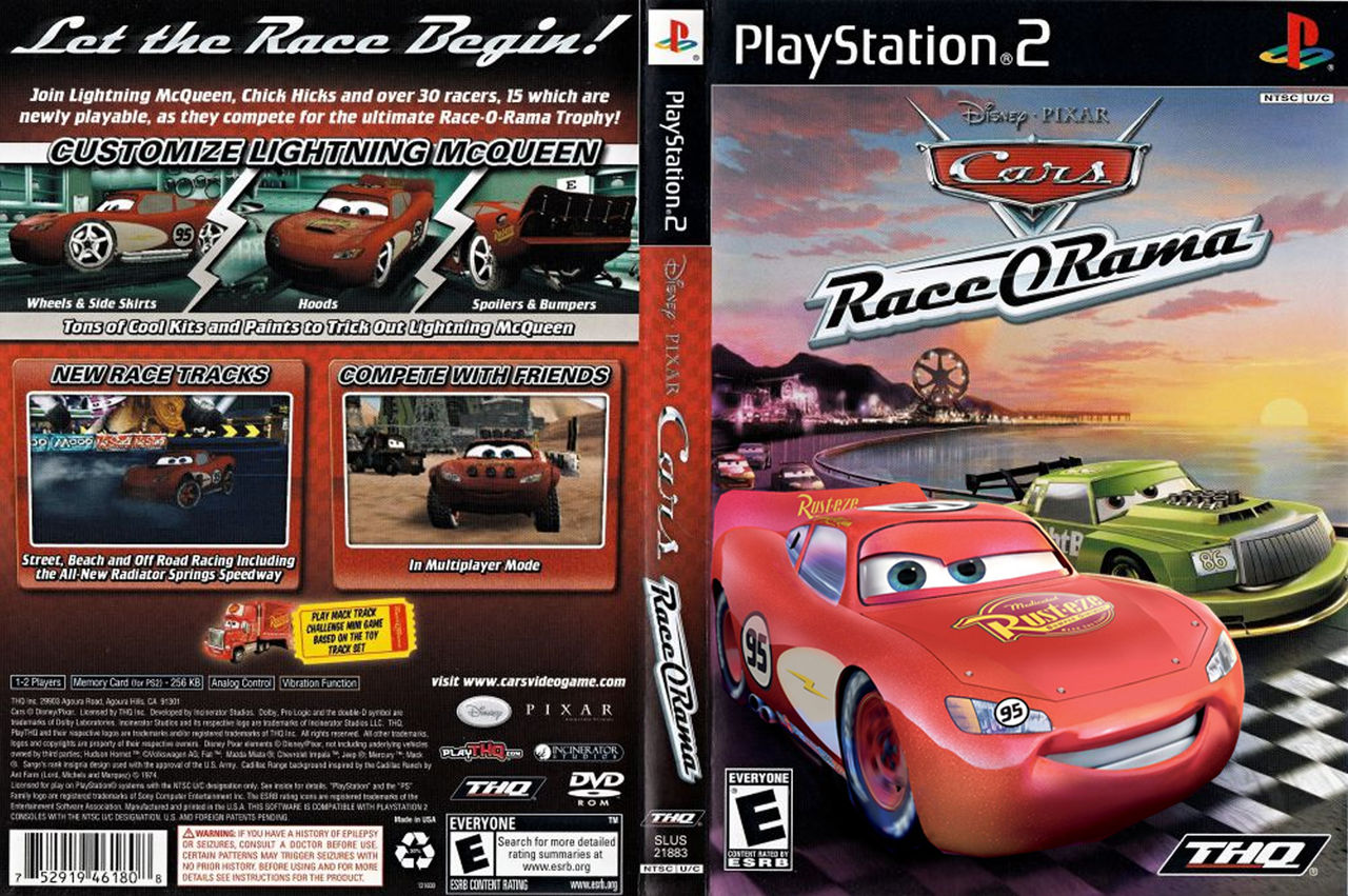 Cars Race-O-Rama Sony Playstation 2 Game