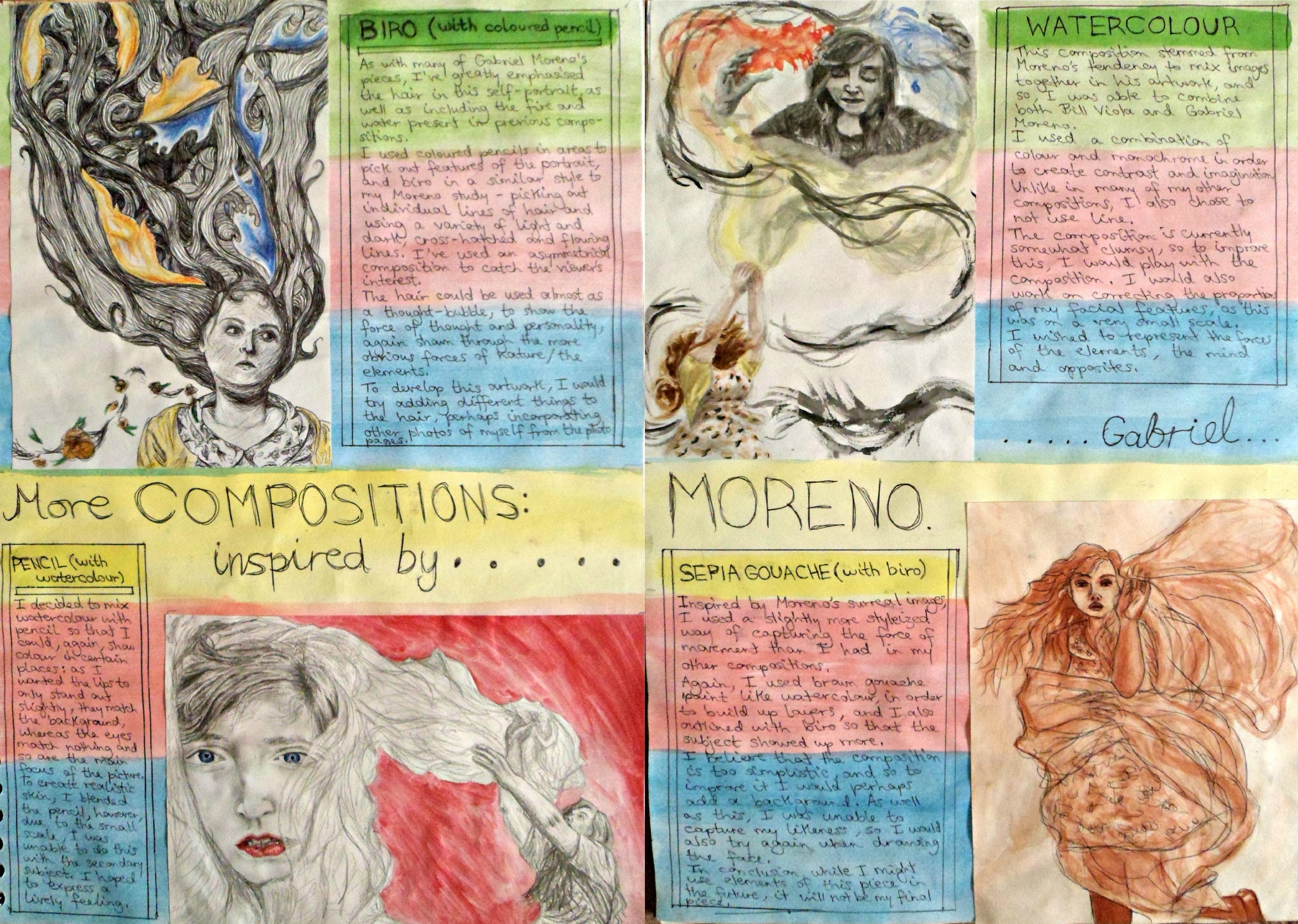 Gcse Art Year 11 Four More Composition Ideas By Daintystain On Deviantart