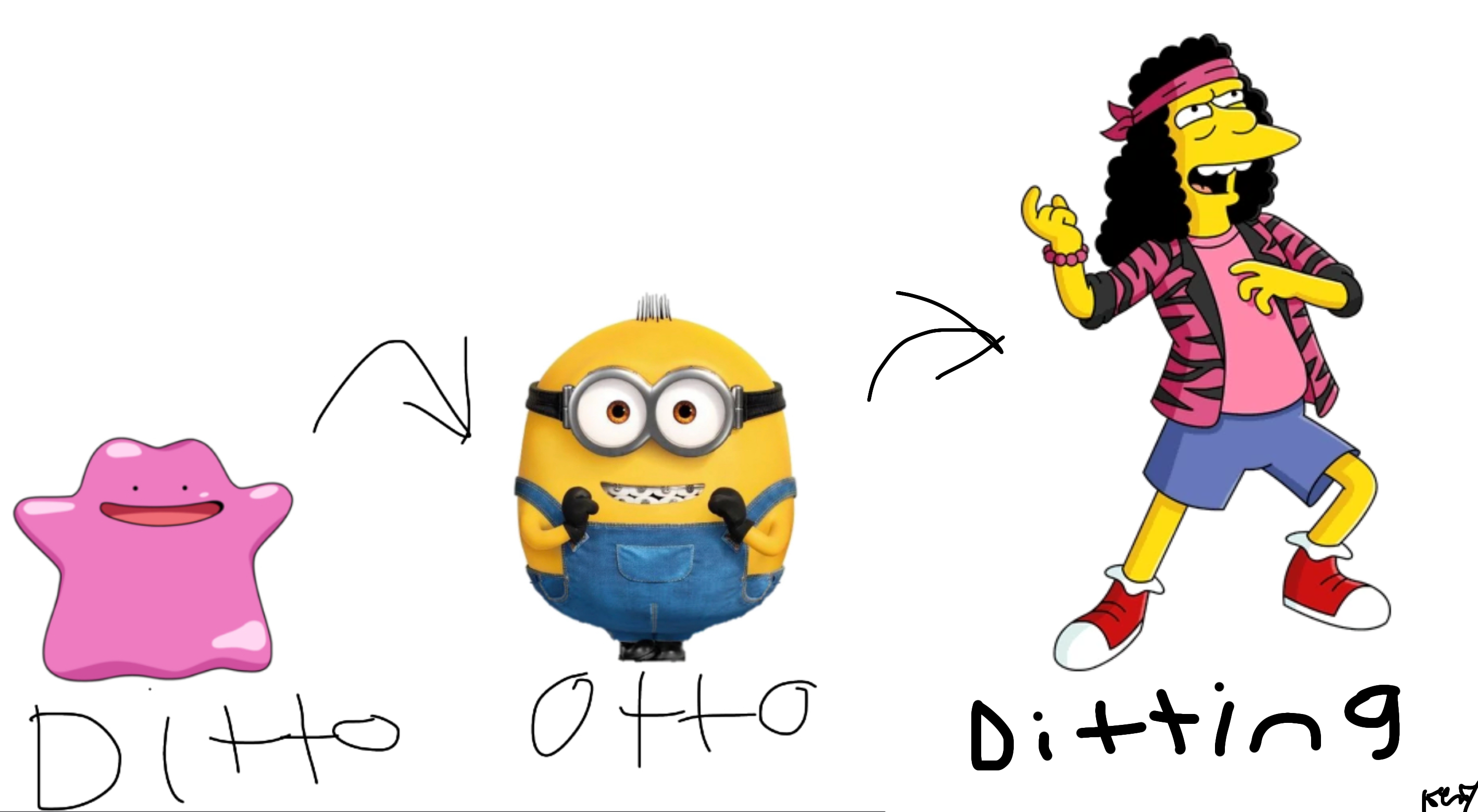 Ditto evolution updated by Larrykoopa1201 on DeviantArt