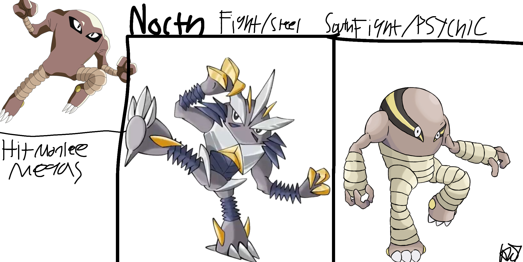 hitmonlee mega for north and south by Larrykoopa1201 on DeviantArt