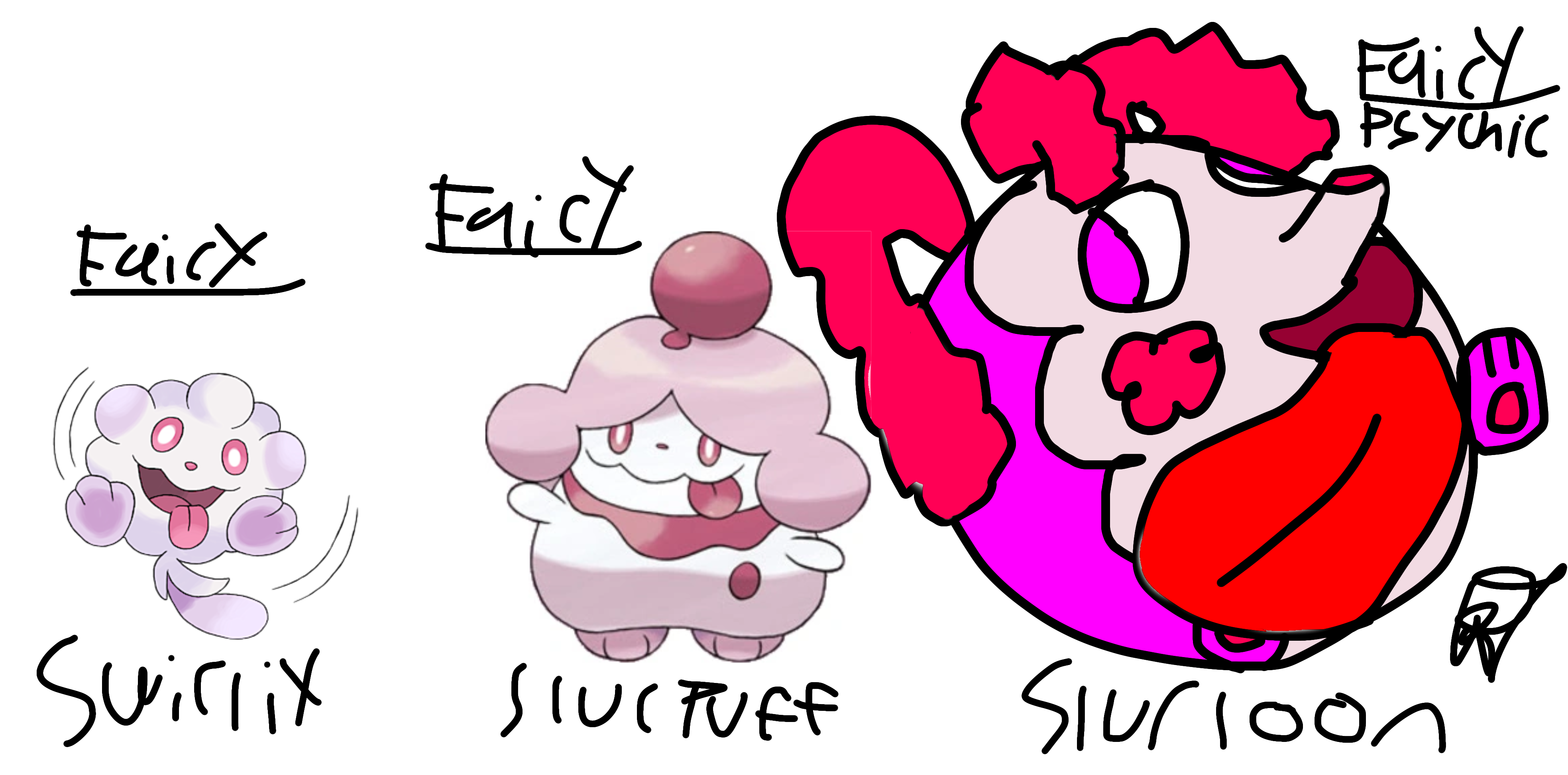 swirlix final evolution revealed by Larrykoopa1201 on DeviantArt