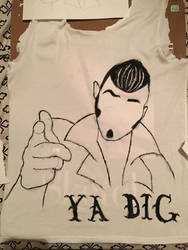 Hand painted Madman Greaser tank top