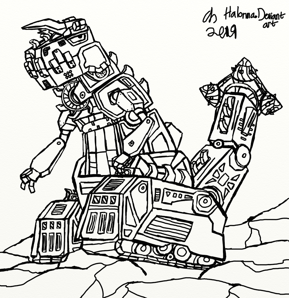 Dinotrux colouring pages