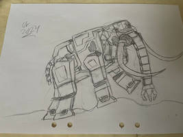 Dinotrux Fan made Mastodon (By Stark002)