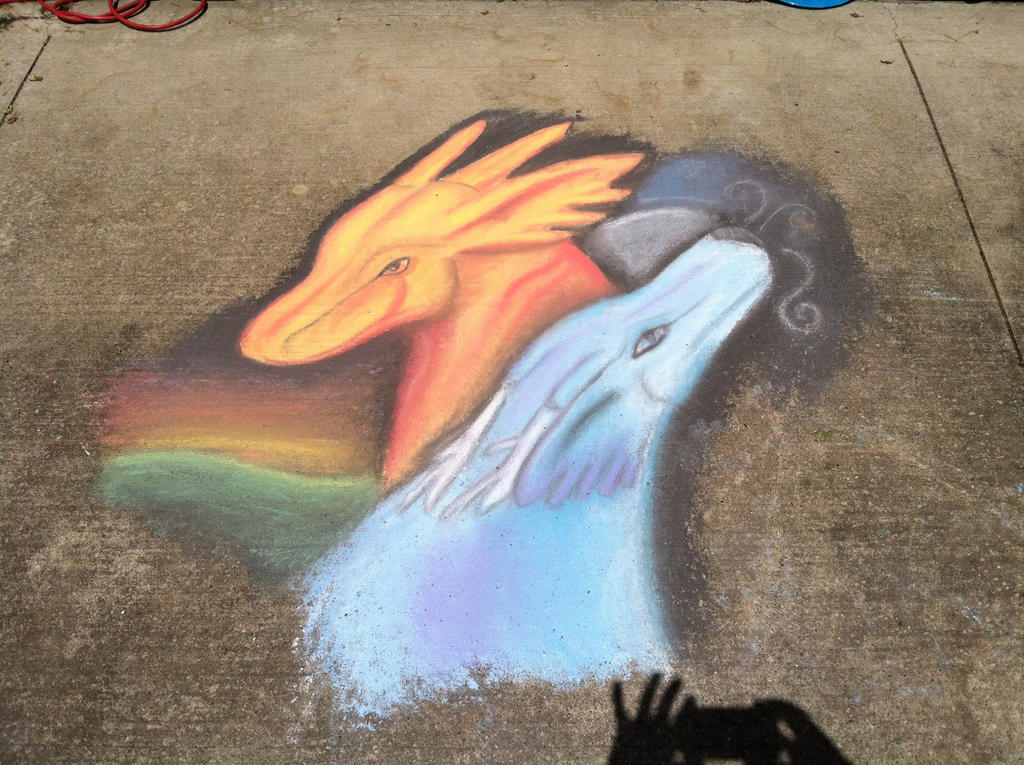 Chalk dragon 2