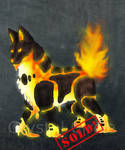 Magma Dog-$ and point Auction (CLOSED!) by CrystalCircle