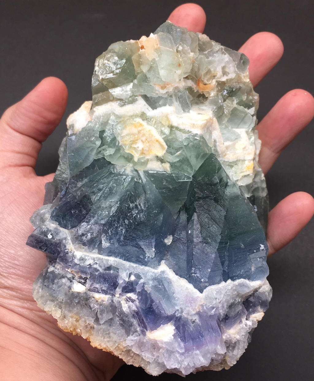 Rainbow fluorite