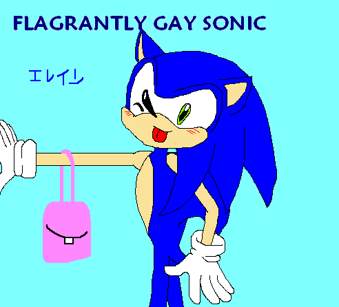 Flagrantly Gay Sonic