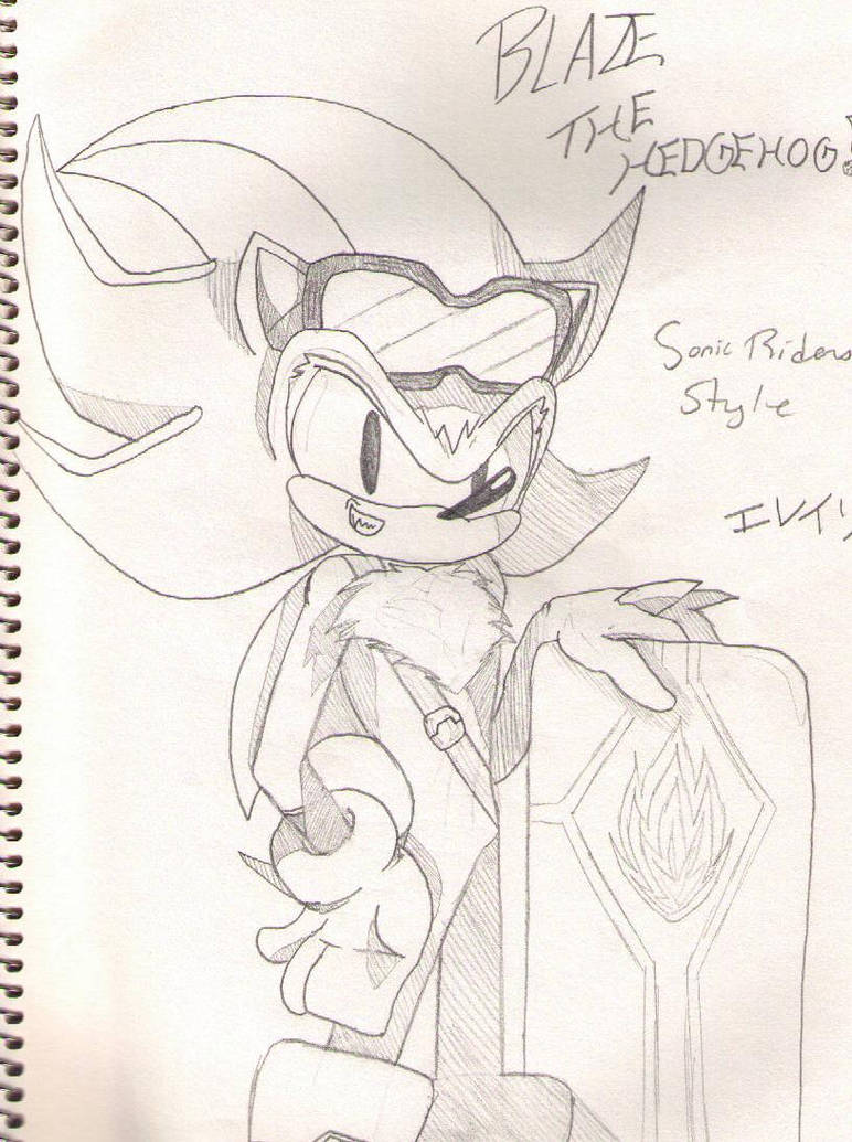 Sonic Riders Blaze Deviantart Blaze- Sonic Riders Style by soggycereal on DeviantArt