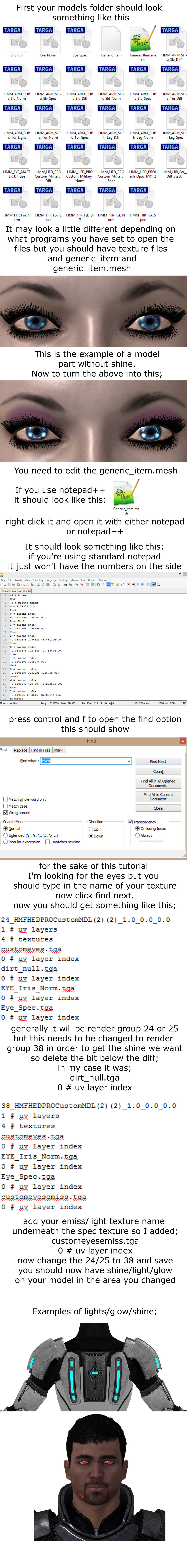 Adding Your Light/Glow Texture to your Model - XPS