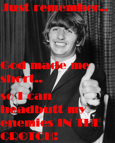 Why Ringo is so short by modbeatlefan on DeviantArt