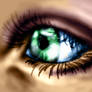 Photoshoped eye