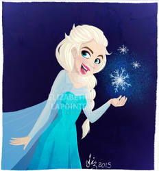 Queen Elsa, from frozen