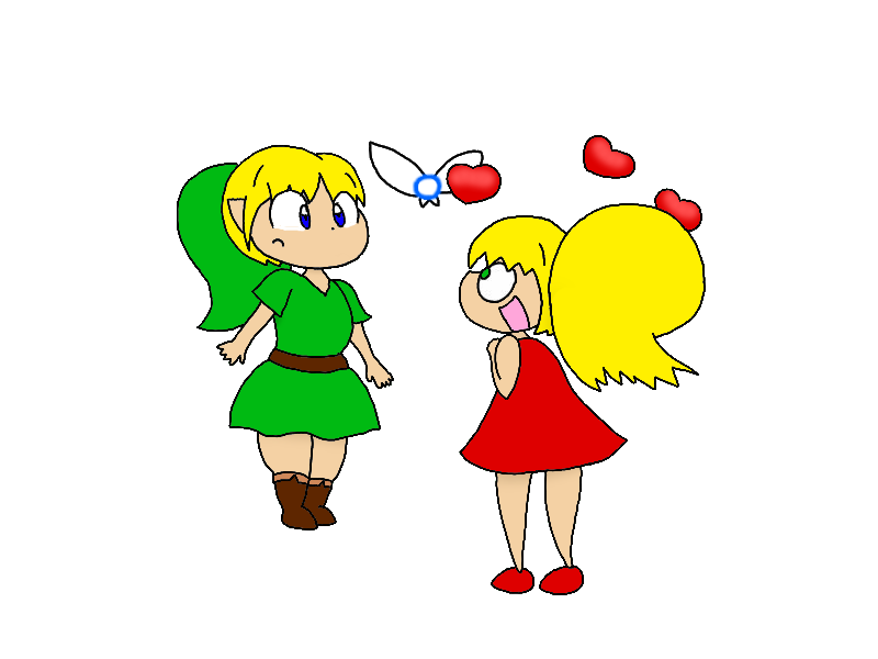 Link and Alice by DrawtoonzStudio on DeviantArt