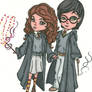 Cute Harry and Hermione