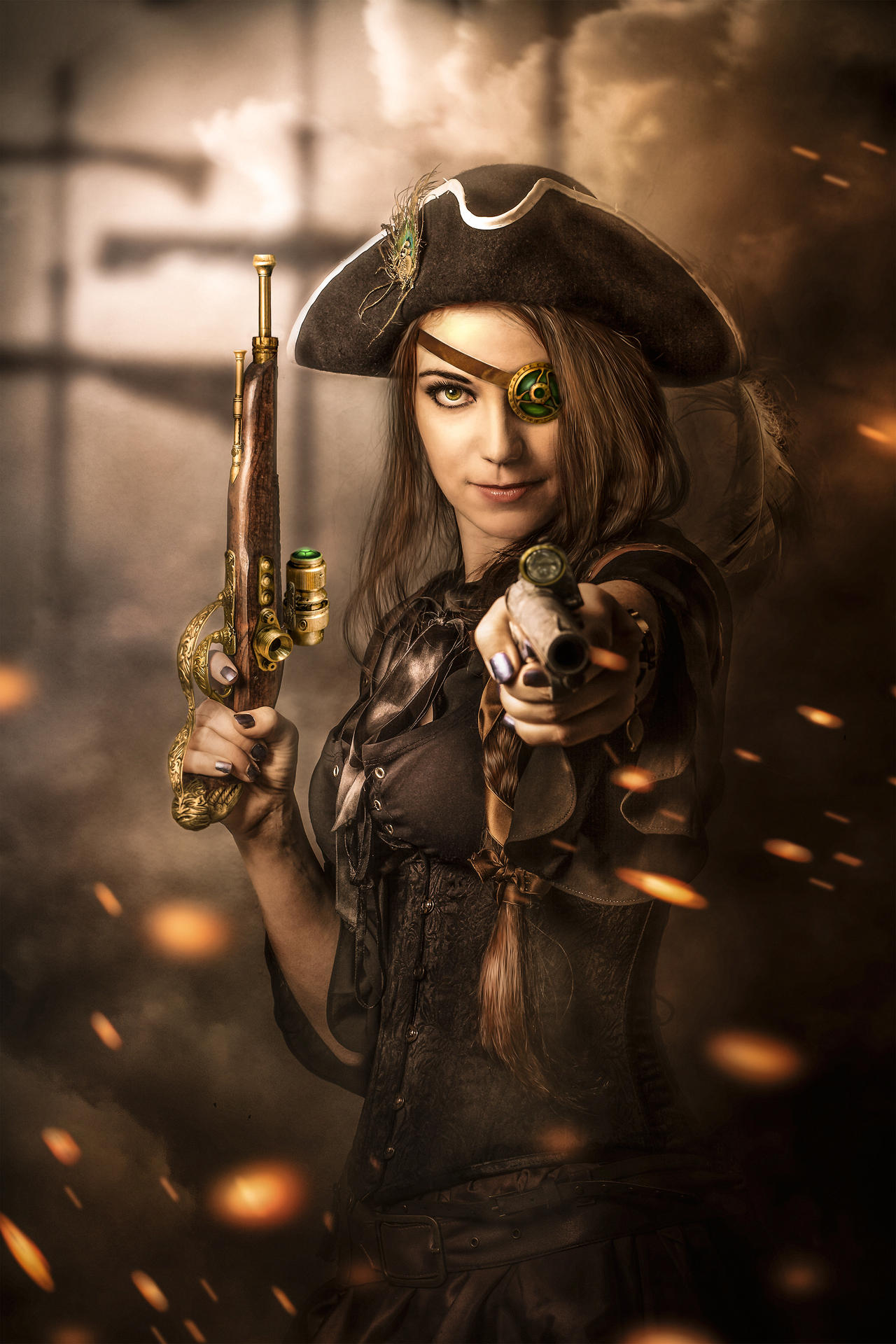 Steam pirate bride by Threepwoody