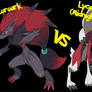 Zoroark and Midnight Lycanroc