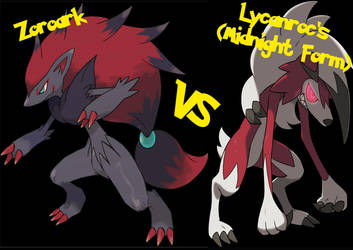 Zoroark and Midnight Lycanroc