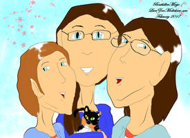 Selfportrait with my sisters