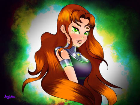 fanart of Starfire 