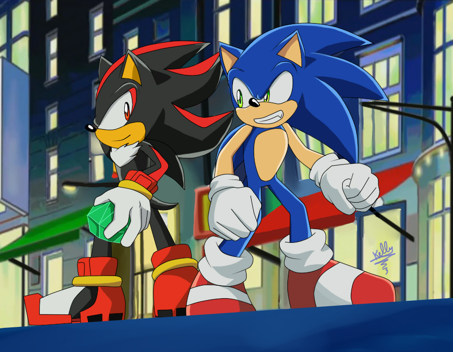 Edit Sonic X Sonic And Shadow My Style by k3llywolfarts on DeviantArt