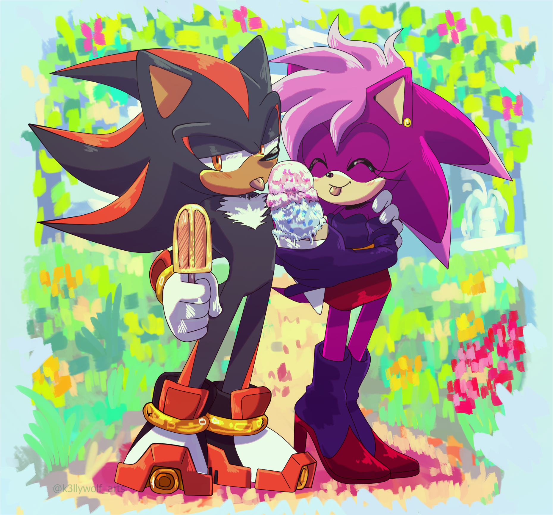 Edit Sonic X Sonic And Shadow My Style by k3llywolfarts on DeviantArt