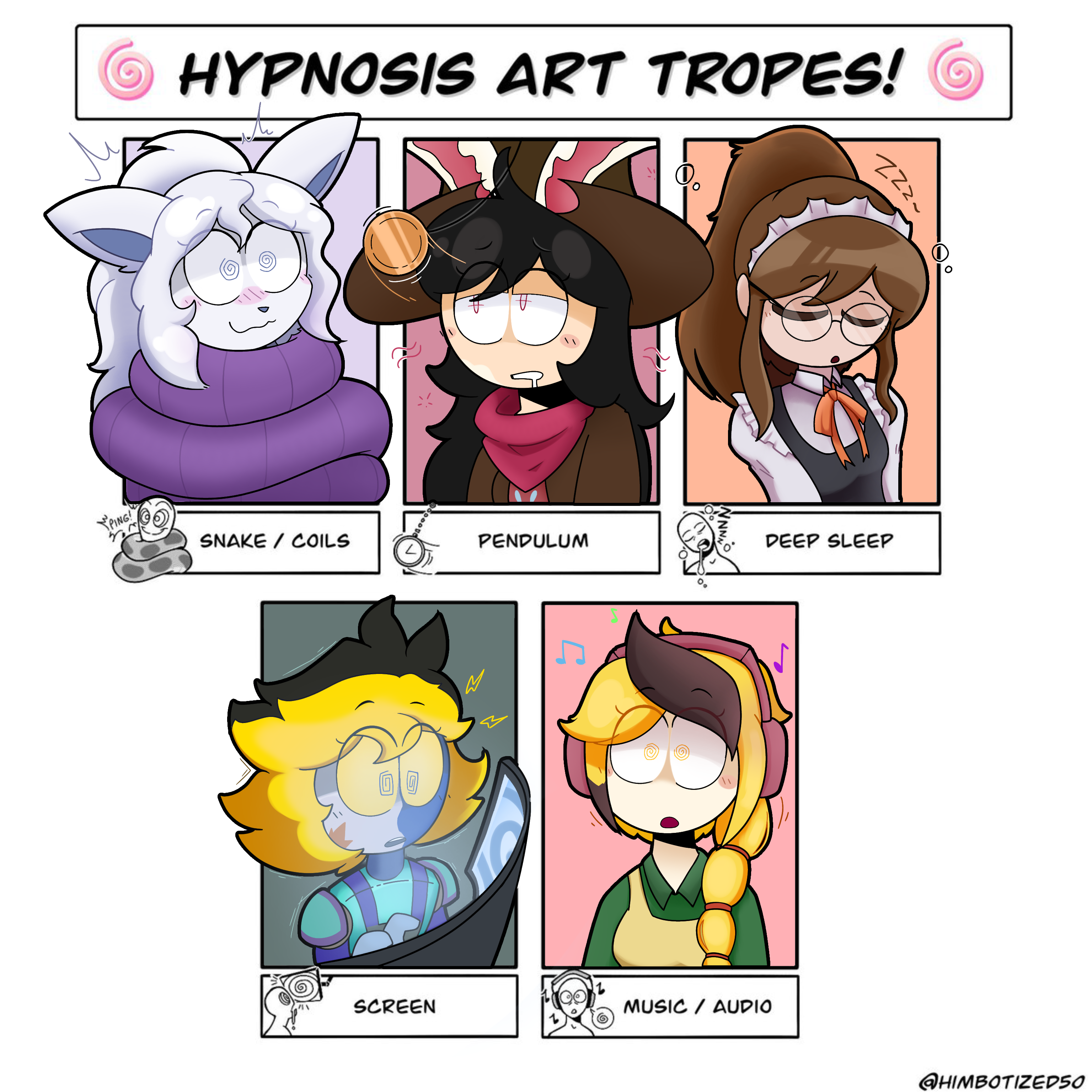 Hypnosis Art Tropes by CreepyNinja139 on DeviantArt
