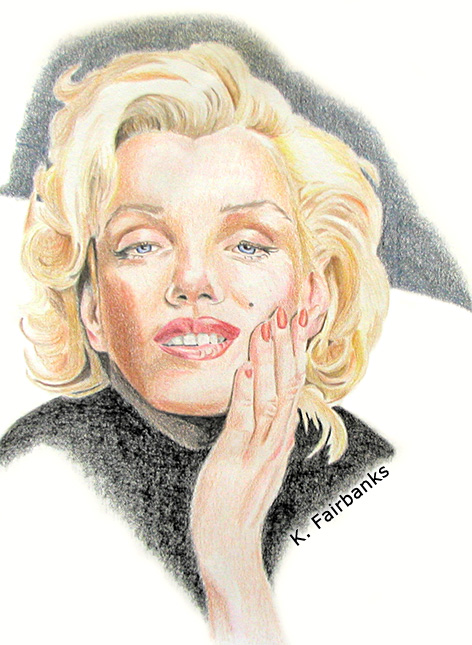 Marilyn Monroe in Black