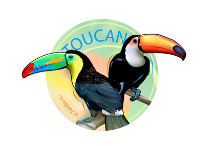 Toucan - digital drawing
