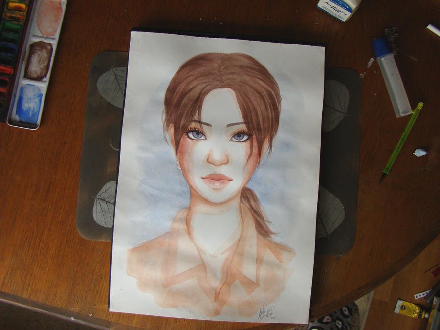 Chell in Watercolour