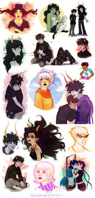 oh no massive homestuck dump