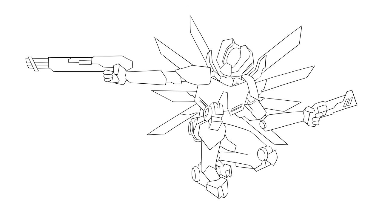 Ultra Kill Color Ultrakill Lineart 2 by Ixhawn on DeviantArt
