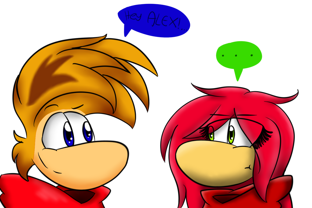 Alex y Rayman. by KatyTheKiitty on DeviantArt